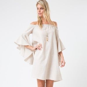 ❌SOLD❌ 🎉HOST PICK🎉💕 Linen Bell Sleeve Dress💕